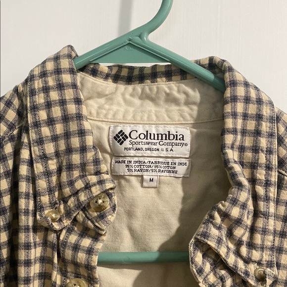 Columbia Checkered Button-Up Shirt - Picture 2 of 6